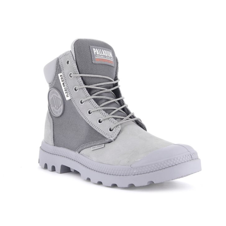 Bottes Palladium Pampa SC WPN U-S Femme Grise | FR WXF924M